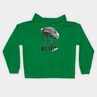 Alien Xeno Drip Kids Hoodie